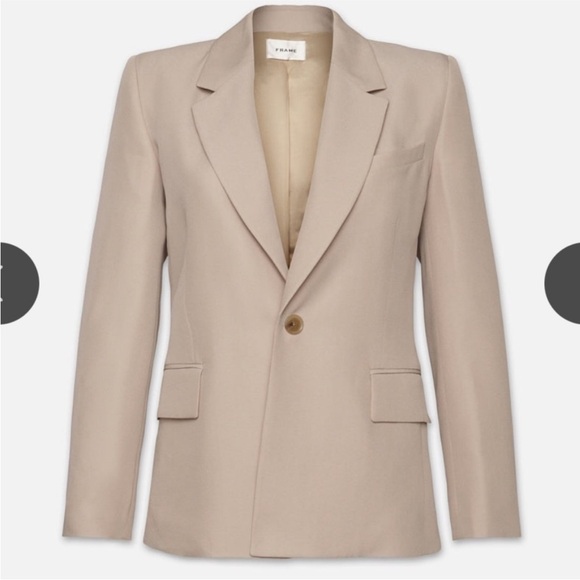 NEOT: Frame: Classic Beige Blazer - Picture 1 of 10